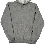 Carhartt Hoodie - Small Gray Cotton Blend