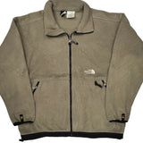The North Face Fleece Jacket - Large Beige Polyester