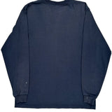 Carhartt Long Sleeve T-Shirt - Medium Navy Cotton