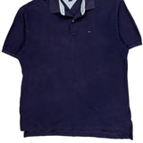 Tommy Hilfiger Polo Shirt - XL Navy Cotton