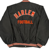 Harlem Football Game Football Varsity Jacket - 2XL Black Nylon