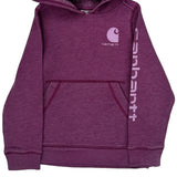 Age 4 Carhartt Long Sleeve T-Shirt - XS Purple Cotton Blend