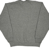 Made In USA 90S Blank Bvd Sweatshirt - XL Grey Cotton Blend