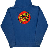 Skateboarding Santa Cruz Hoodie - Medium Blue Cotton