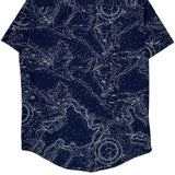 Tommy Hilfiger Slim Fit Short Sleeve Shirt - Large Navy Cotton