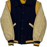 Swingster Varsity Jacket - Medium Beige Leather