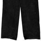 Levis Slim Fit Jeans - 30W 32L Black Cotton