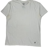 Polo By Ralph Lauren T-Shirt - Large White Cotton