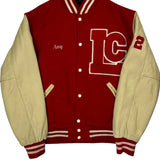 Lc Holloway College Varsity Jacket - XL Red Wool Blend