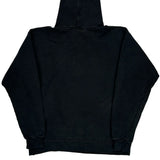 Flame Logo Thrasher Graphic Hoodie - Small Black Cotton