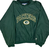 Packers Logo 7 Football Windbreaker - XL Green Polyester
