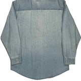 Cleveland Browns Lee Sport Nfl Denim Shirt - Medium Light Wash Cotton