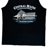 Harley Davidson Graphic Tank Top - XL Black Cotton