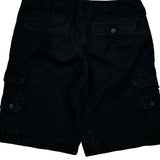 Lee Cargo Shorts - 36W 9L Black Cotton