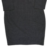 Armani Jeans Polka Dot Sheath Dress - Large Black & White Polyester