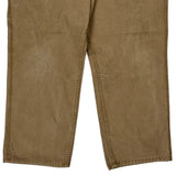 Schmidt Carpenter Trousers - 40W 30L Brown Cotton