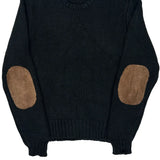 Italian Yarn Polo By Ralph Lauren Sweater - Large Brown Wool