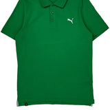 Puma Polo Shirt - Medium Green Cotton