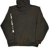 Carhartt Spellout Hoodie - XL Black Cotton