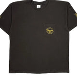 Ride For Freedom Alore Single Stitch T-Shirt - 2XL Black Cotton