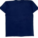 Illinois Fruit Of The Loom Single Stitch T-Shirt - XL Navy Cotton