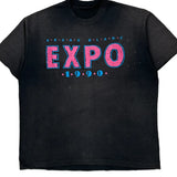 Grand Blanc Expo 1990 Unbranded Single Stitch T-Shirt - XL Blue Cotton