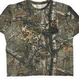 Carhartt Camo T-Shirt - XL Green Cotton