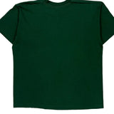 Single Stitch Hockey Unbranded Graphic T-Shirt - Large Green Cotton