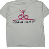 Ride The River 95 Fruit Of The Loom Graphic T-Shirt - XL White Cotton Blend
