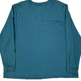 Carhartt Long Sleeve T-Shirt - 2XL Blue Cotton