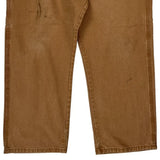 Unbranded Carpenter Trousers - 36W 28L Brown Cotton