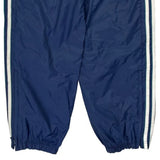 Adidas Track Pants - Large Blue Polyester