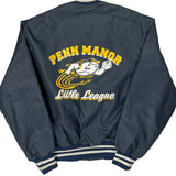 Penn Manor Little League Holloway Graphic Varsity Jacket - XL Blue Polyester