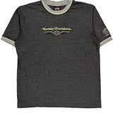 Liberty Harley Davidson Harley Davidson Graphic T-Shirt - Large Gray Cotton Blend