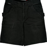 Wolverine Cargo Carpenter Shorts - 30W 10L Black Cotton Blend