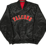 Falcons Reebok Bomber Jacket - Large Red Nylon