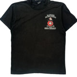 Steel Warriors Fruit Of The Loom Graphic T-Shirt - Medium Black Cotton Blend