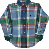 Age 4 Polo By Ralph Lauren Checked Shirt - Small Multicoloured Cotton