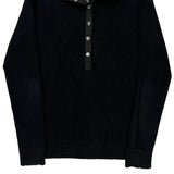 Ralph Lauren Striped Sweater - Medium Black Cotton