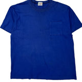 Blank Jockey Single Stitch T-Shirt - XL Blue Cotton