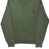 Polo By Ralph Lauren Sweater - Large Green Cotton