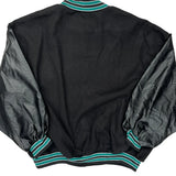 Letter S Unbranded College Varsity Jacket - XL Green Faux Leather