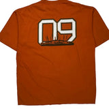 Builders Society Akademiks Graphic T-Shirt - XL Orange Cotton