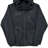 Reebok Fleece Jacket - Large Black Polyester
