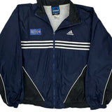 Olympics Adidas Graphic Windbreaker - Medium Blue Nylon