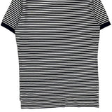 Polo By Ralph Lauren Striped Polo Shirt - Small Black & White Cotton