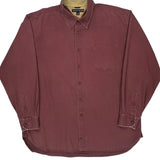 Tommy Hilfiger Shirt - XL Burgundy Cotton