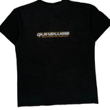 Boardriding Company Quiksilver Graphic T-Shirt - Large Black Cotton