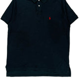 Polo By Ralph Lauren Slim Fit Polo Shirt - XL Black Cotton