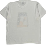 Screen Stars Graphic T-Shirt - XL White Cotton Blend